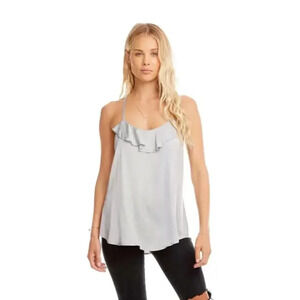 Chaser Silky Ladder Back  Teal Cami